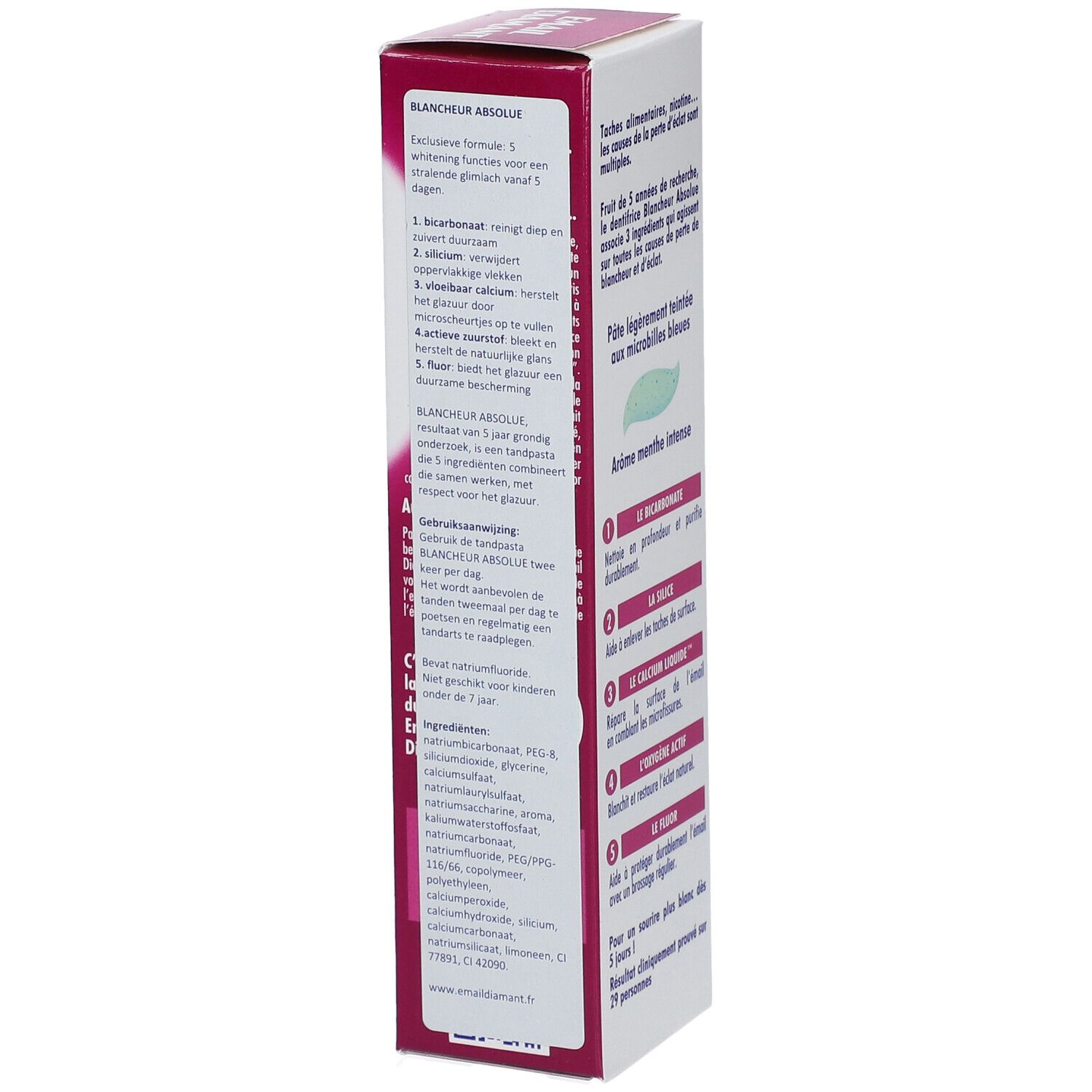Email Diamant Dentifrice Blancheur Absolue