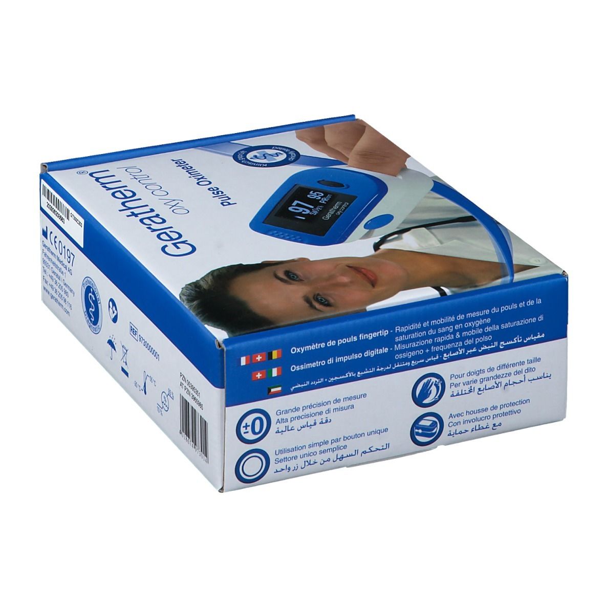 Geratherm® Oxy Control Oxymètre de pouls