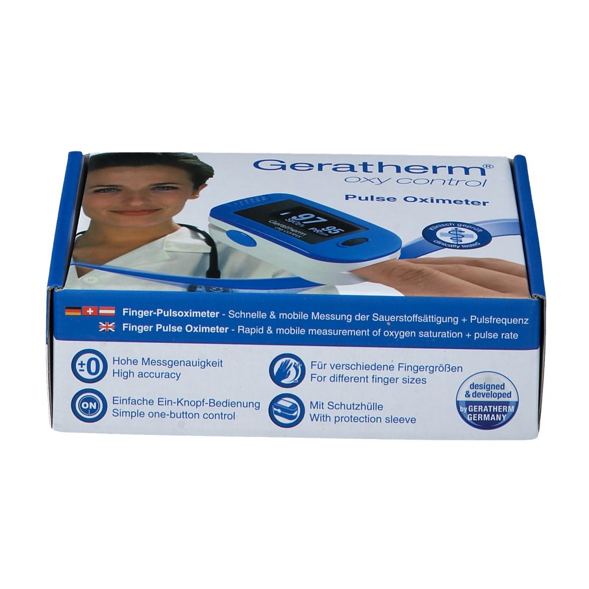 Geratherm® Oxy Control Oxymètre de pouls