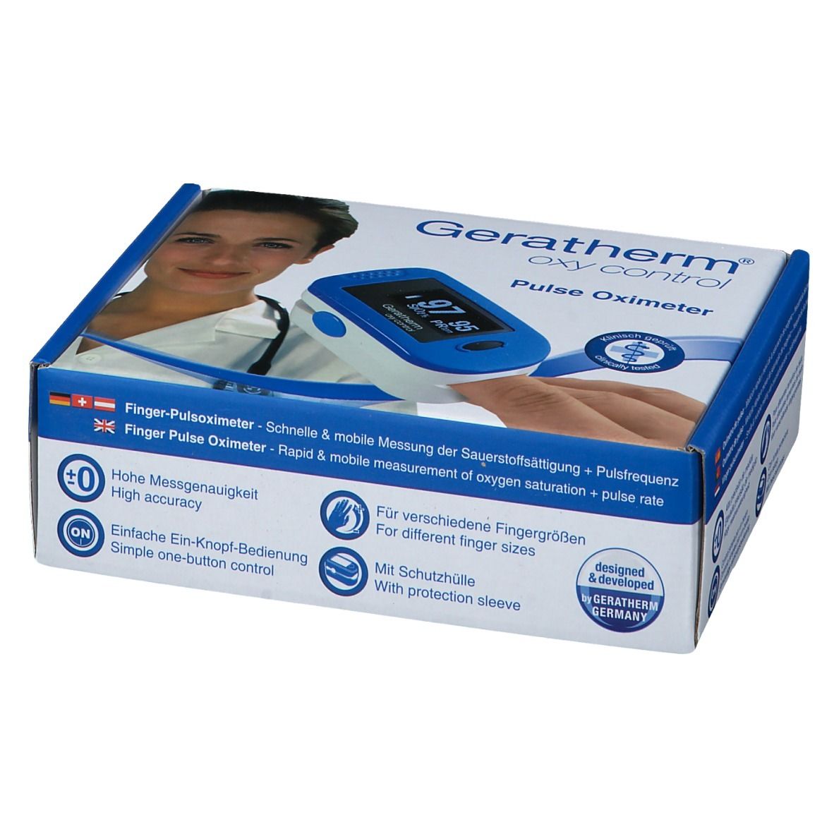 Geratherm® Oxy Control Oxymètre de pouls