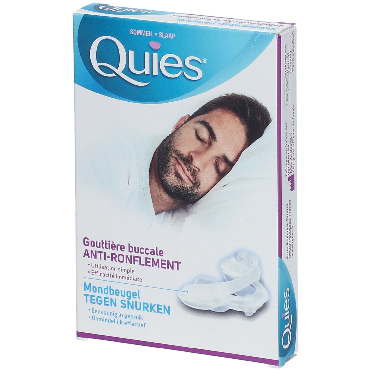 Quies® Gouttière buccale anti-ronflement 1 pc(s) - Redcare Pharmacie