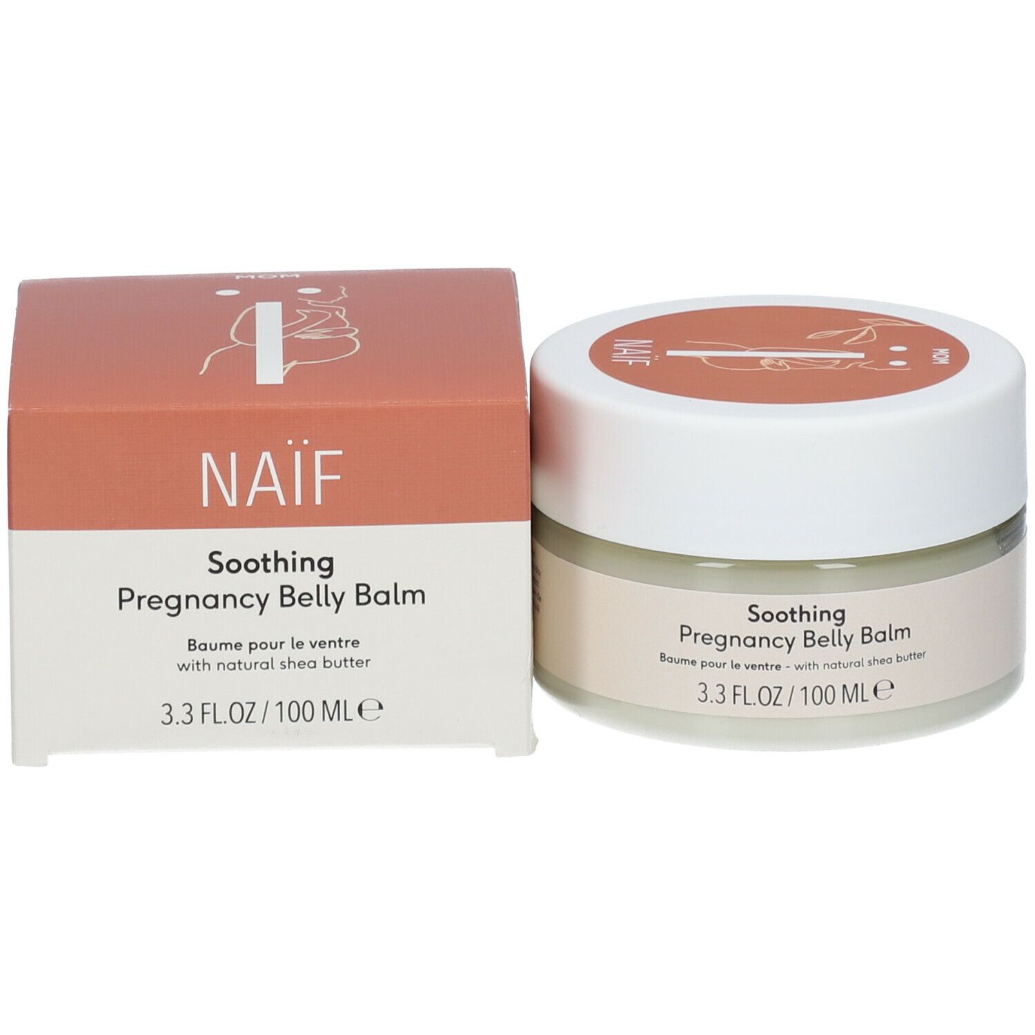 NAÏF® Mom Baume de grossesse apaisante pour le ventre