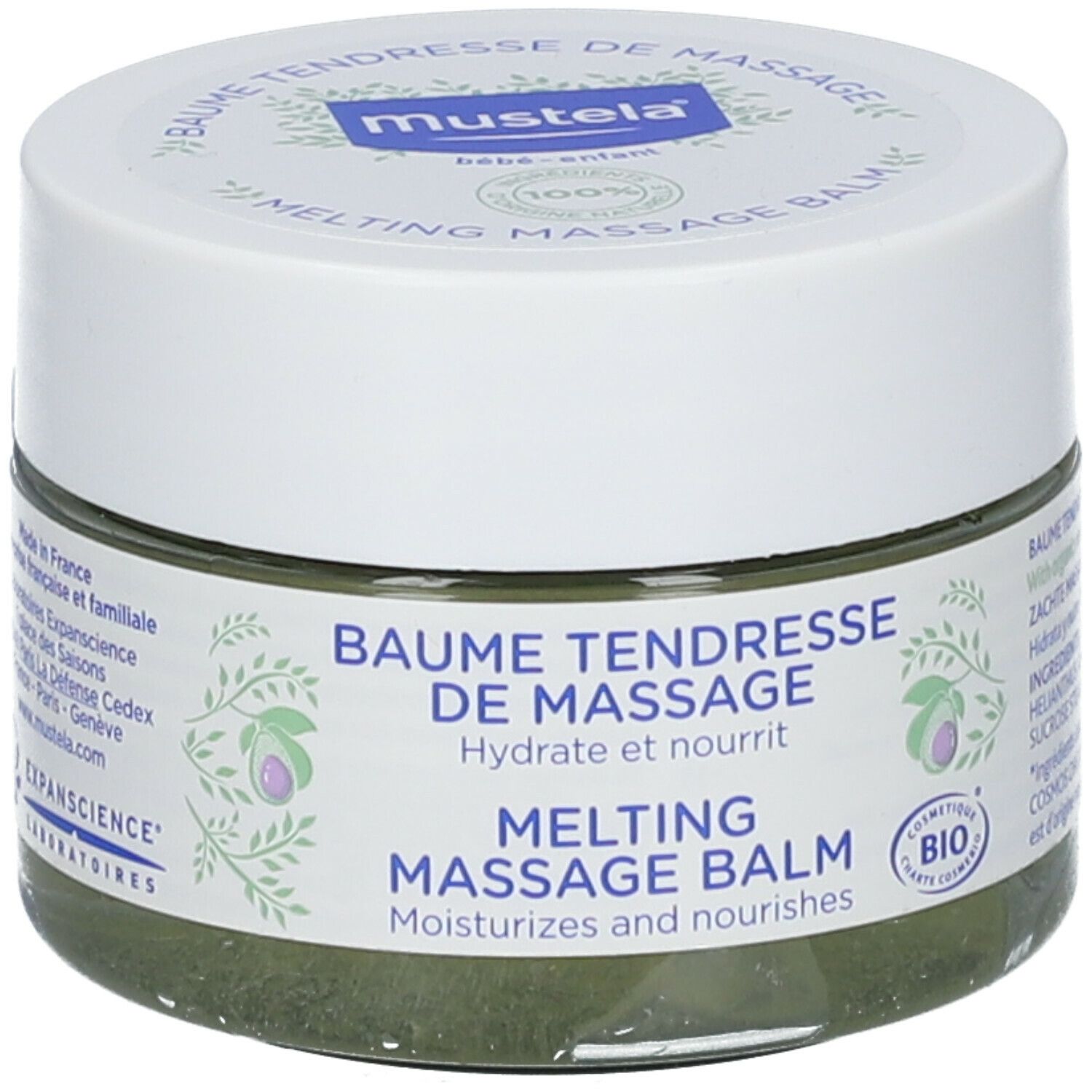 mustela Baume Tendresse de Massage certifié BIO