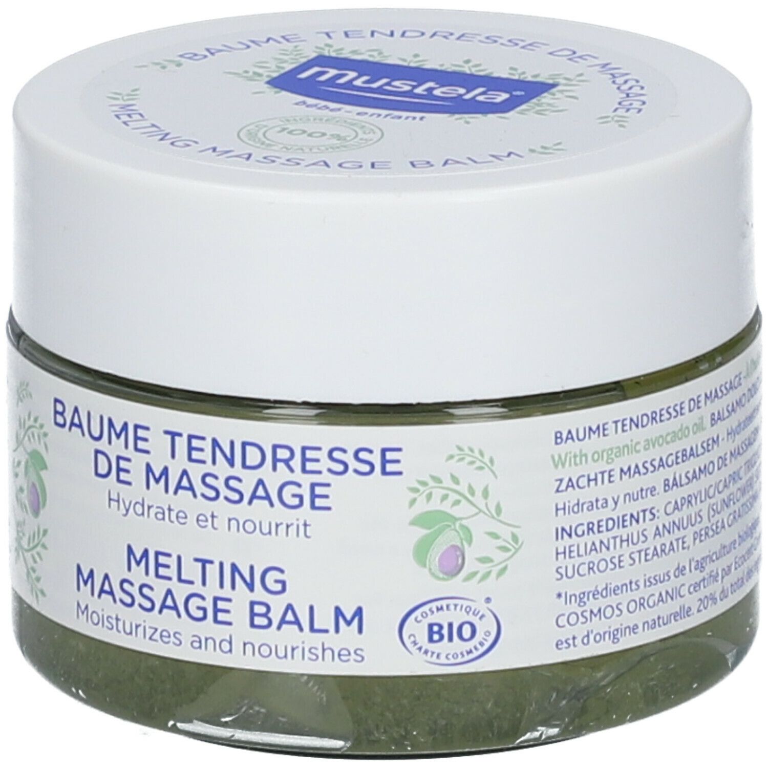 mustela Baume Tendresse de Massage certifié BIO