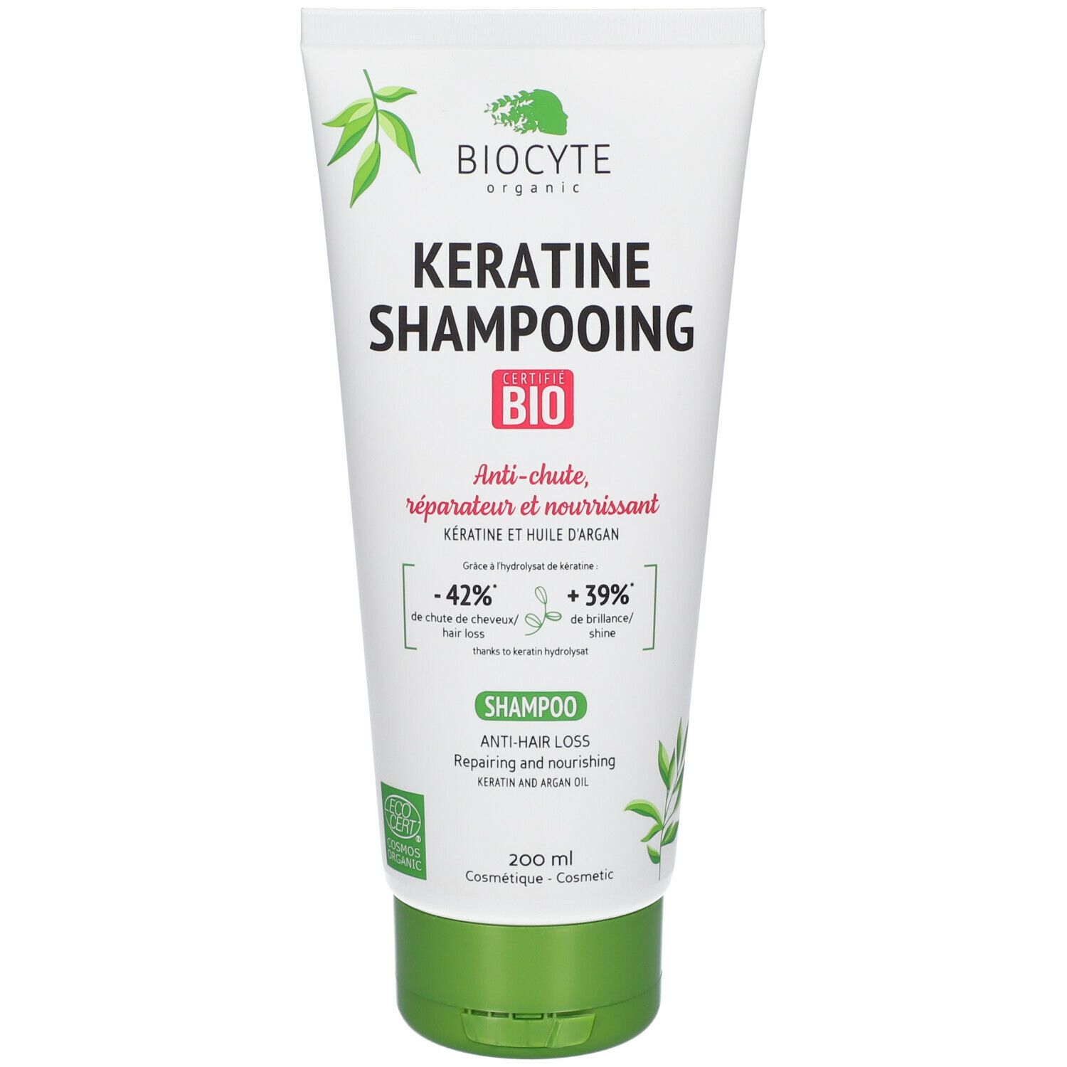 BIOCYTE Kératine Shampooing certifié BIO