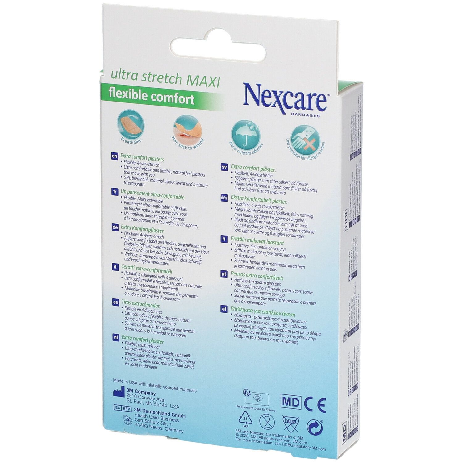 Nexcare Ultra Stretch MAXI Flexible Comfort 50x101mm