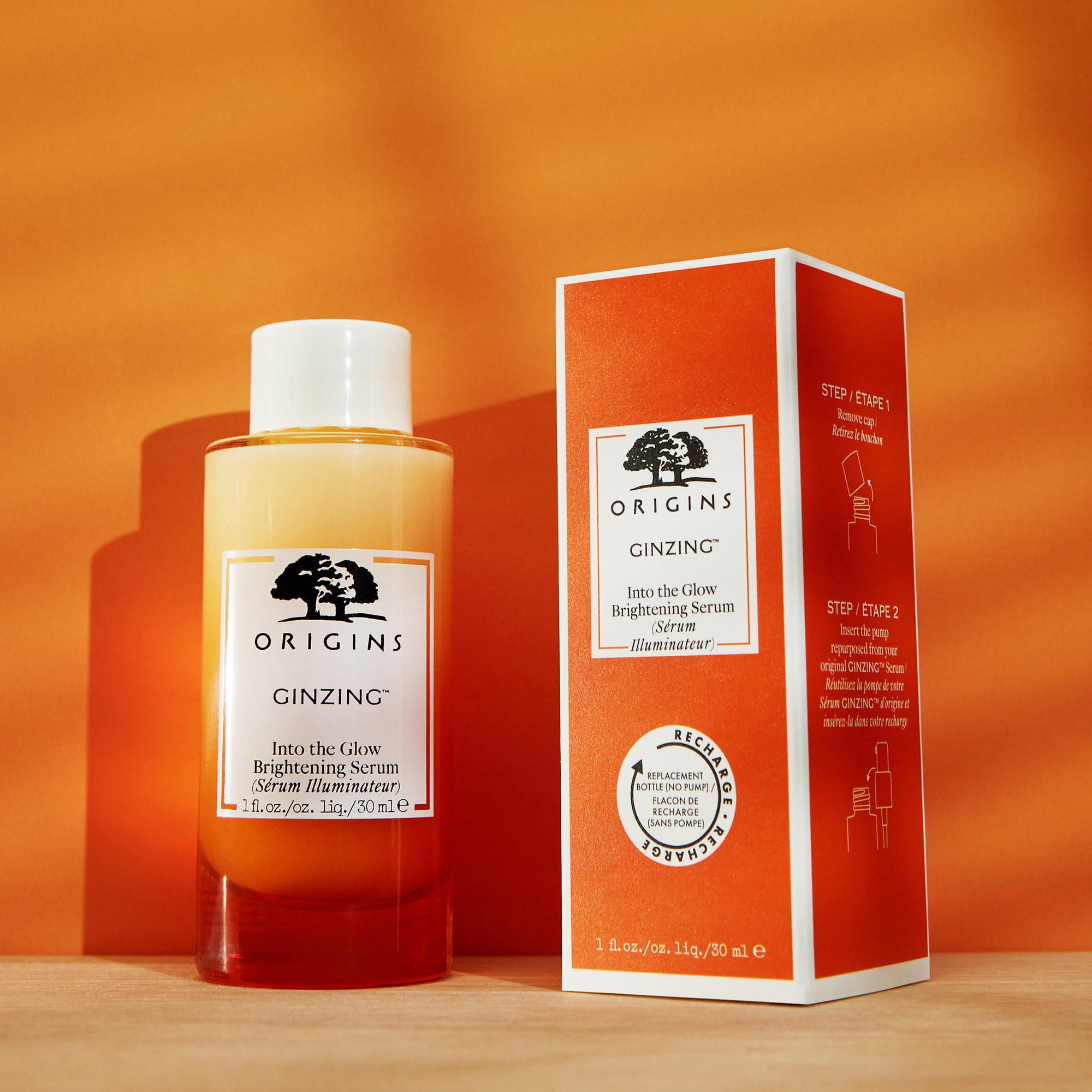 ORIGINS GinZing™ Into The Glow Brightening Serum Recharge