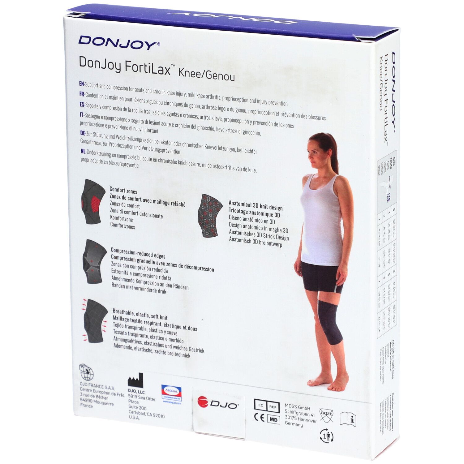 DonJoy FortiLax Genou Medium