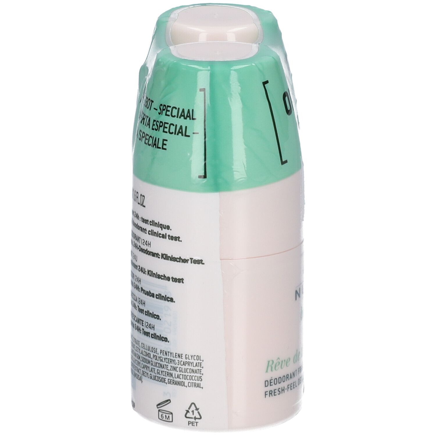 NUXE Duo Déodorant Fraîcheur 24h, Rêve de thé