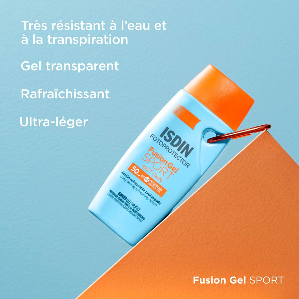 Dos de l'emballage. Texte et informations multilingues. Avec illustration de coureurs.