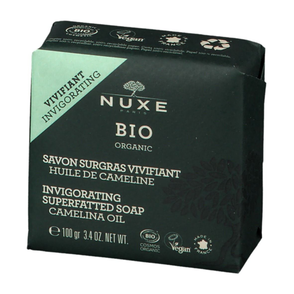 Nuxe Bio Organic Savon Surgras Vivifiant