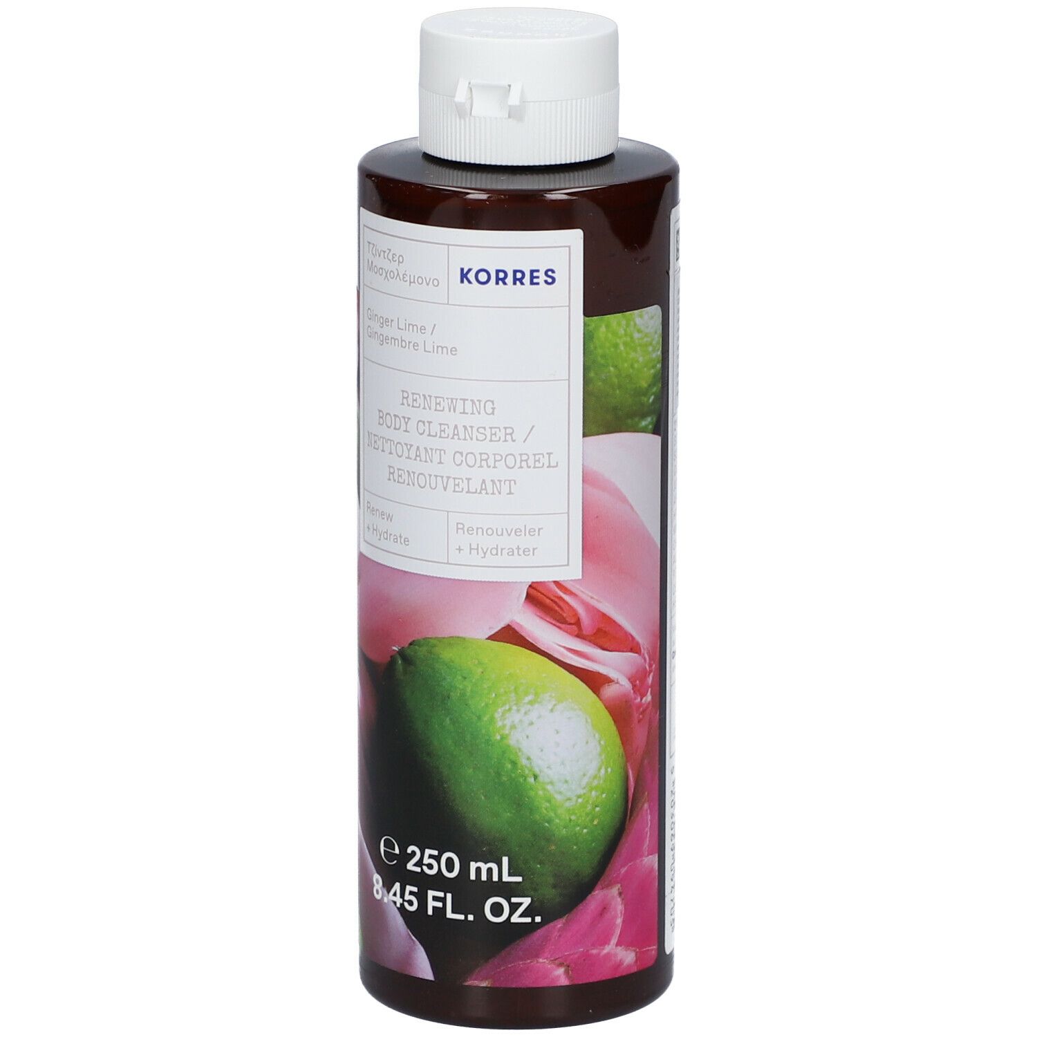 KORRES Gel Douche Corporel Renouvelant - Gingembre Lime