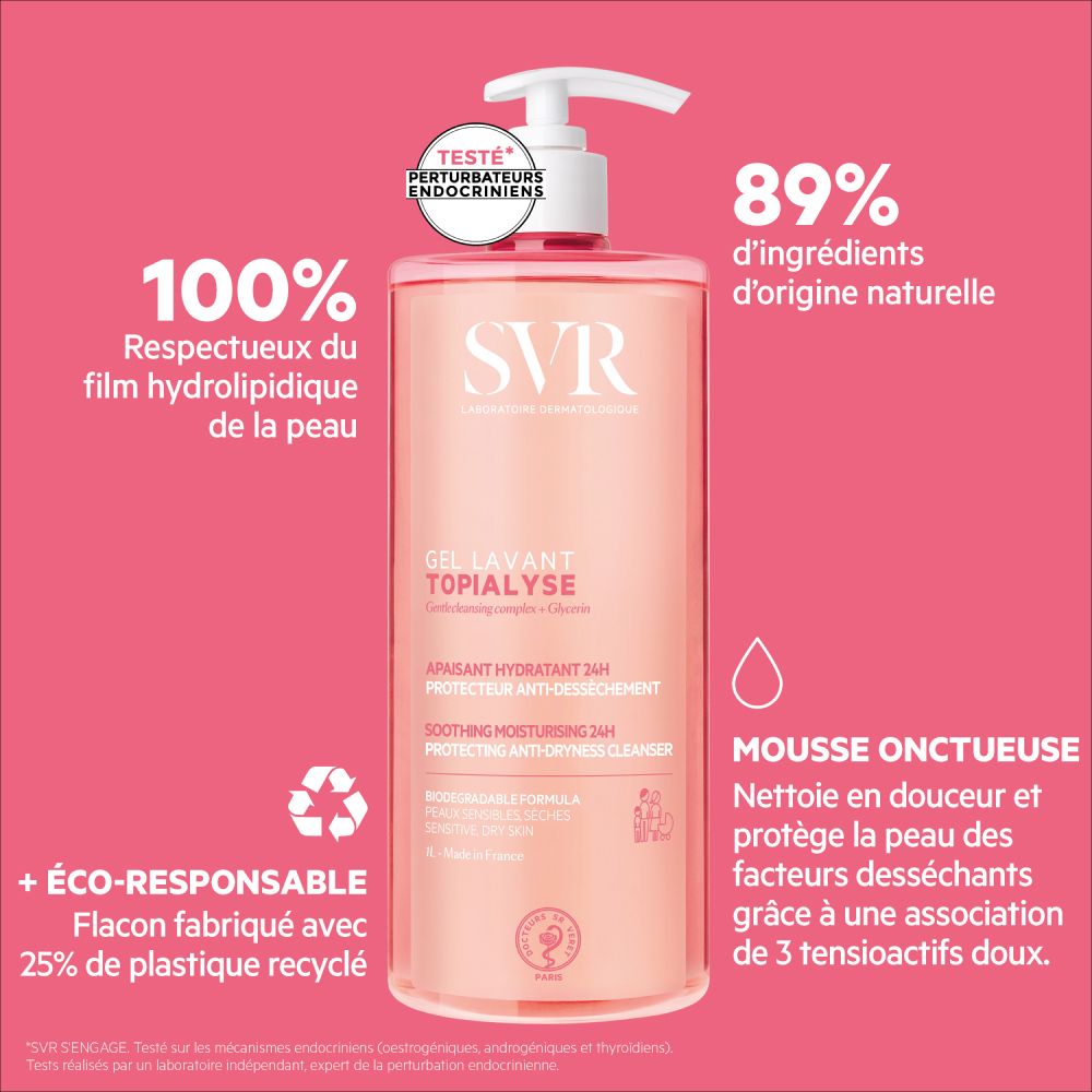 SVR Topialyse Gel nettoyant