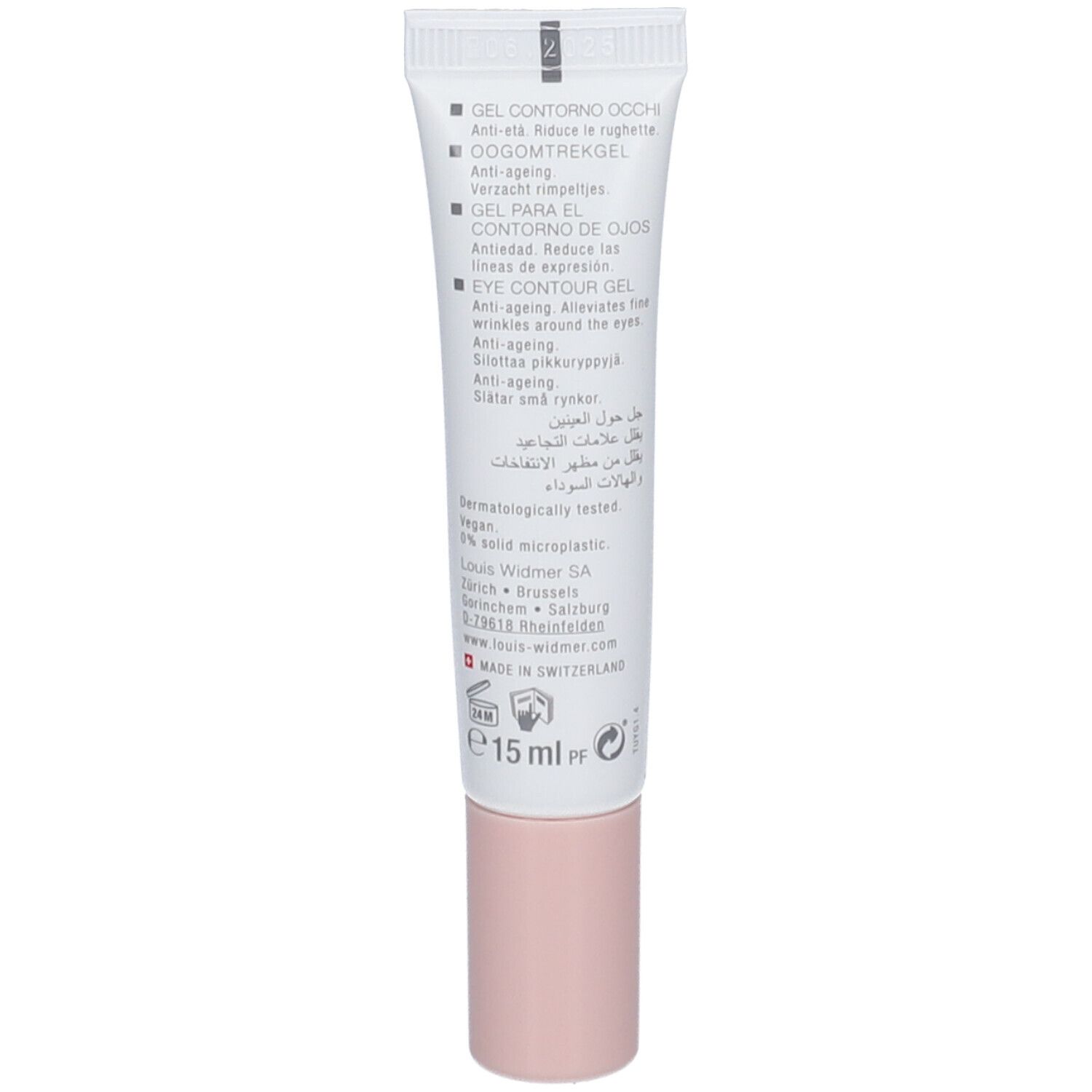 Louis Widmer Gel Contour des Yeux Anti-âge légèrement parfumé
