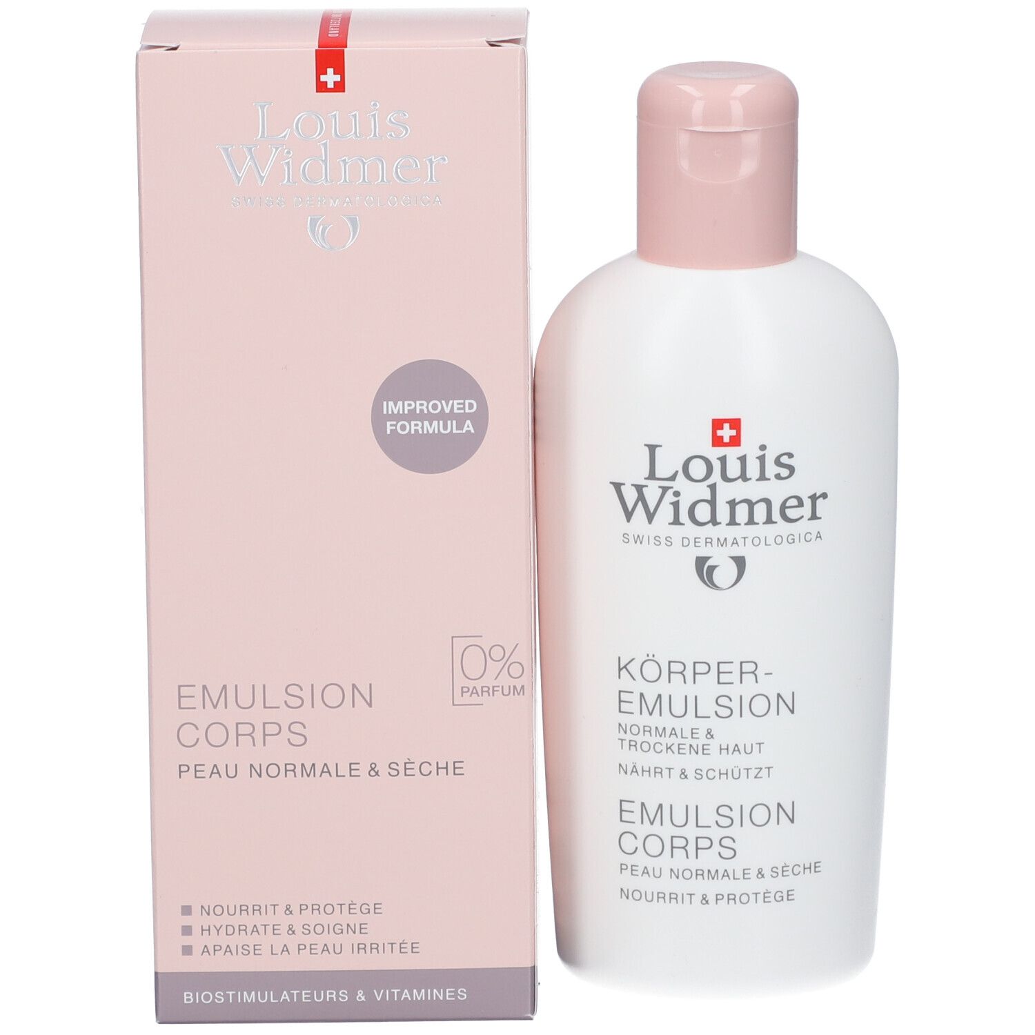 Louis Widmer Emulsion corporelle non parfumée