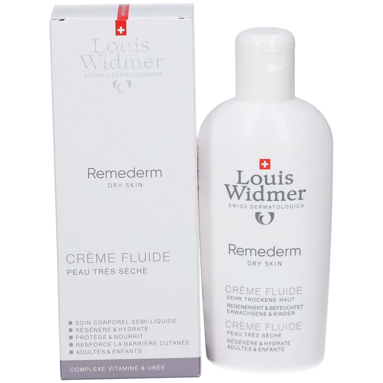 Louis Widmer Remederm Crèmefluide pour peau sèche