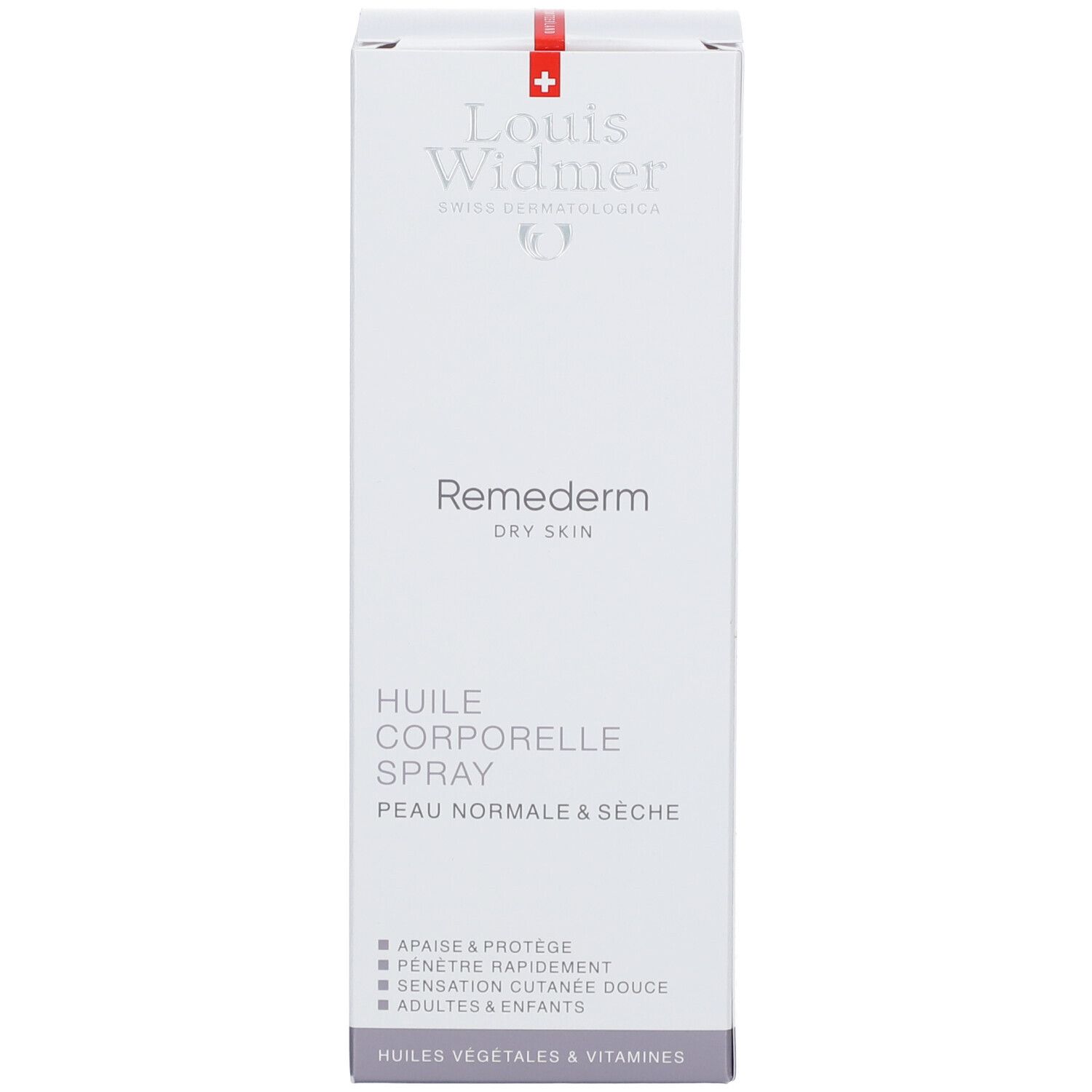 Louis Widmer Remederm Dry Skin Huile corporelle en spray