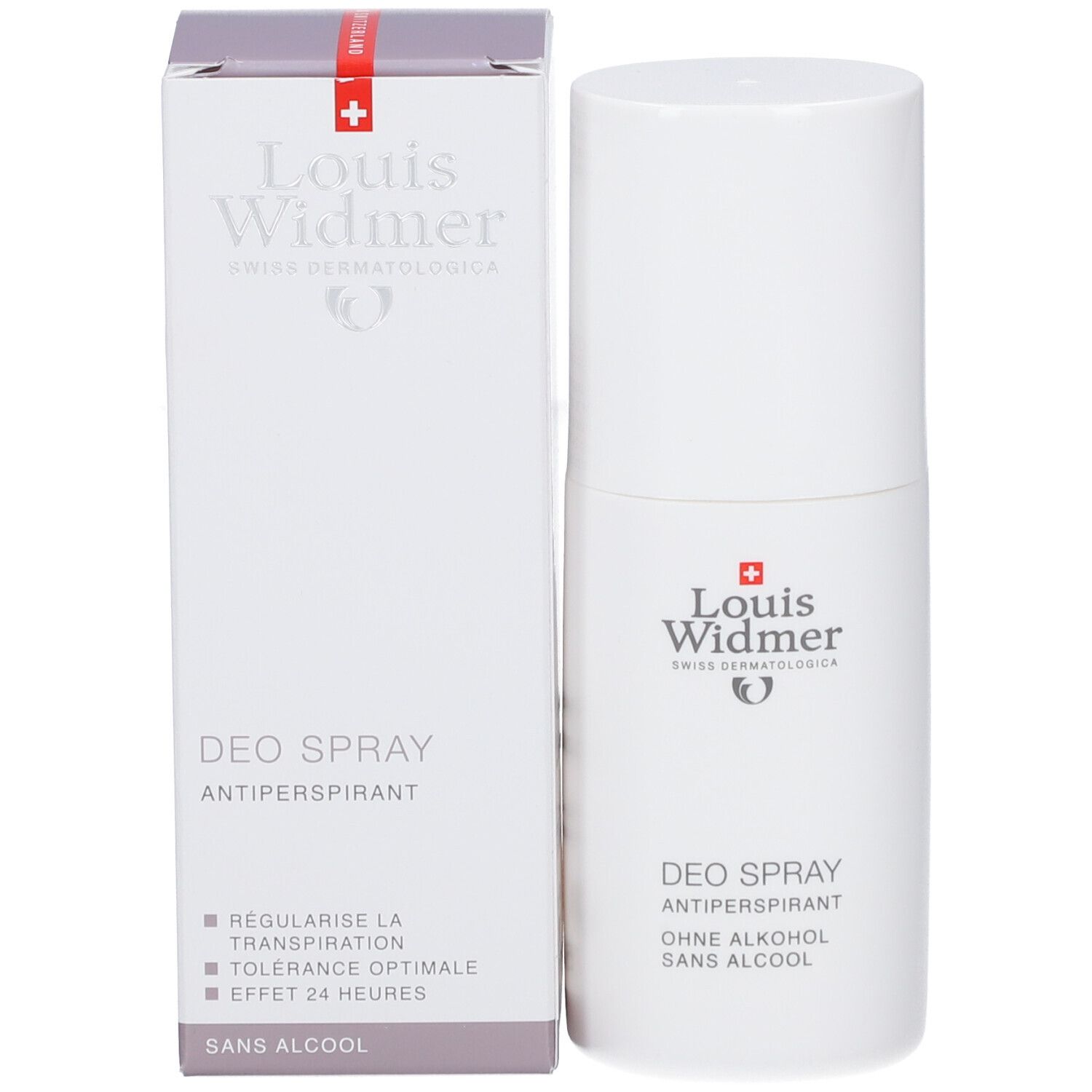Louis Widmer Déodorant spray légèrement parfumé