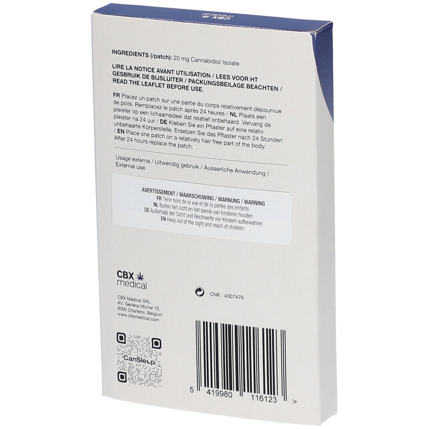 CANSLEEP Patch de nuit