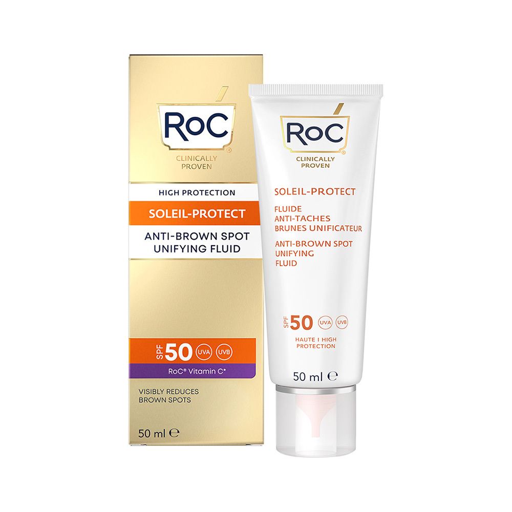 RoC® Soleil Protect Fluide Anti-Taches Brunes Unificateur SPF50