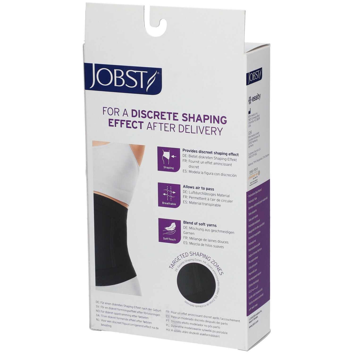 JOBST Maternity Bande de ventre postnatale extra large Blanc