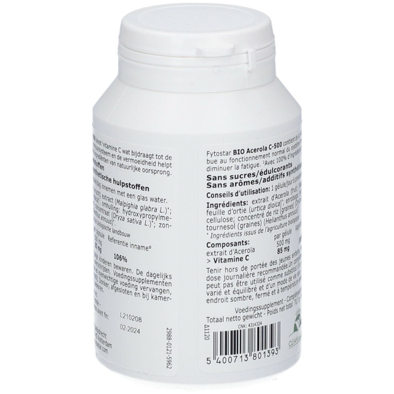 Fytostar BIO Acerola C-500 Vitamine C