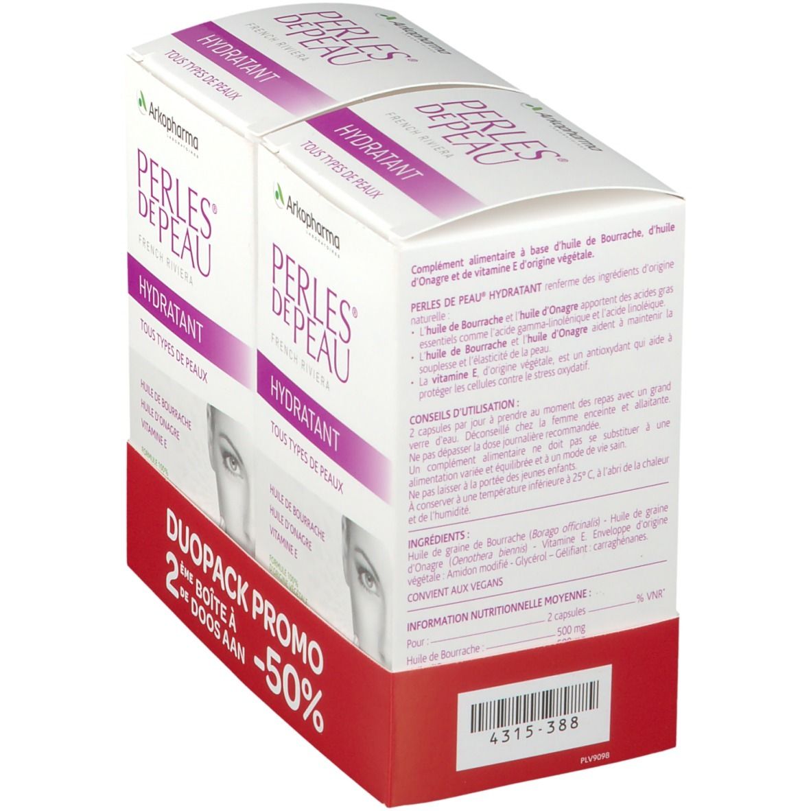 Arkopharma Expert Skin Perles de Peau® Hydratant