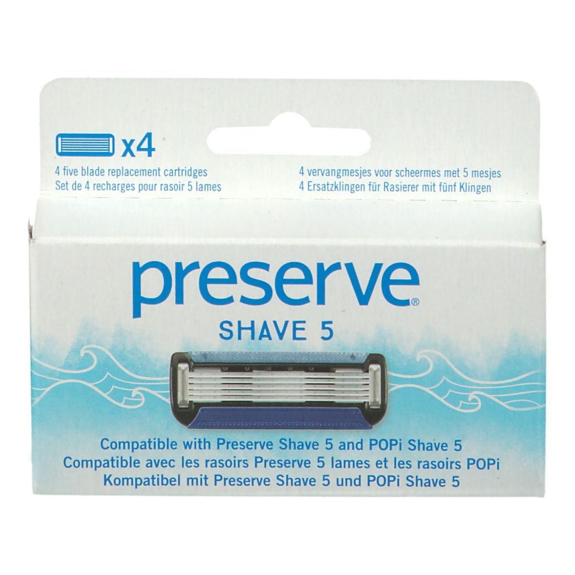 preserve SHAVE 5 Lames de rechange