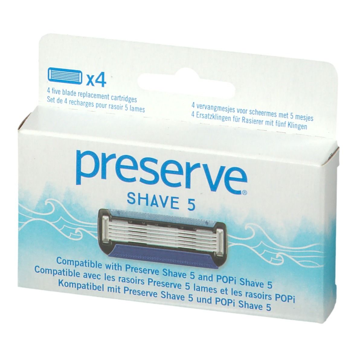 preserve SHAVE 5 Lames de rechange