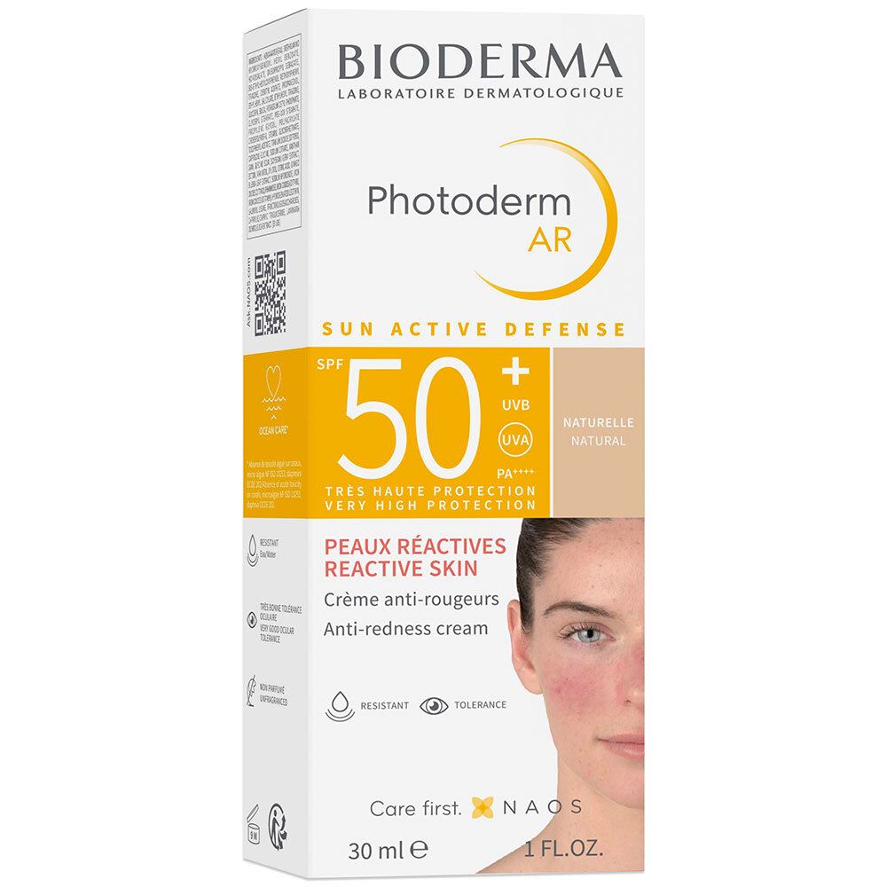 BIODERMA Photoderm AR Peau Réactive Naturelle SPF50+