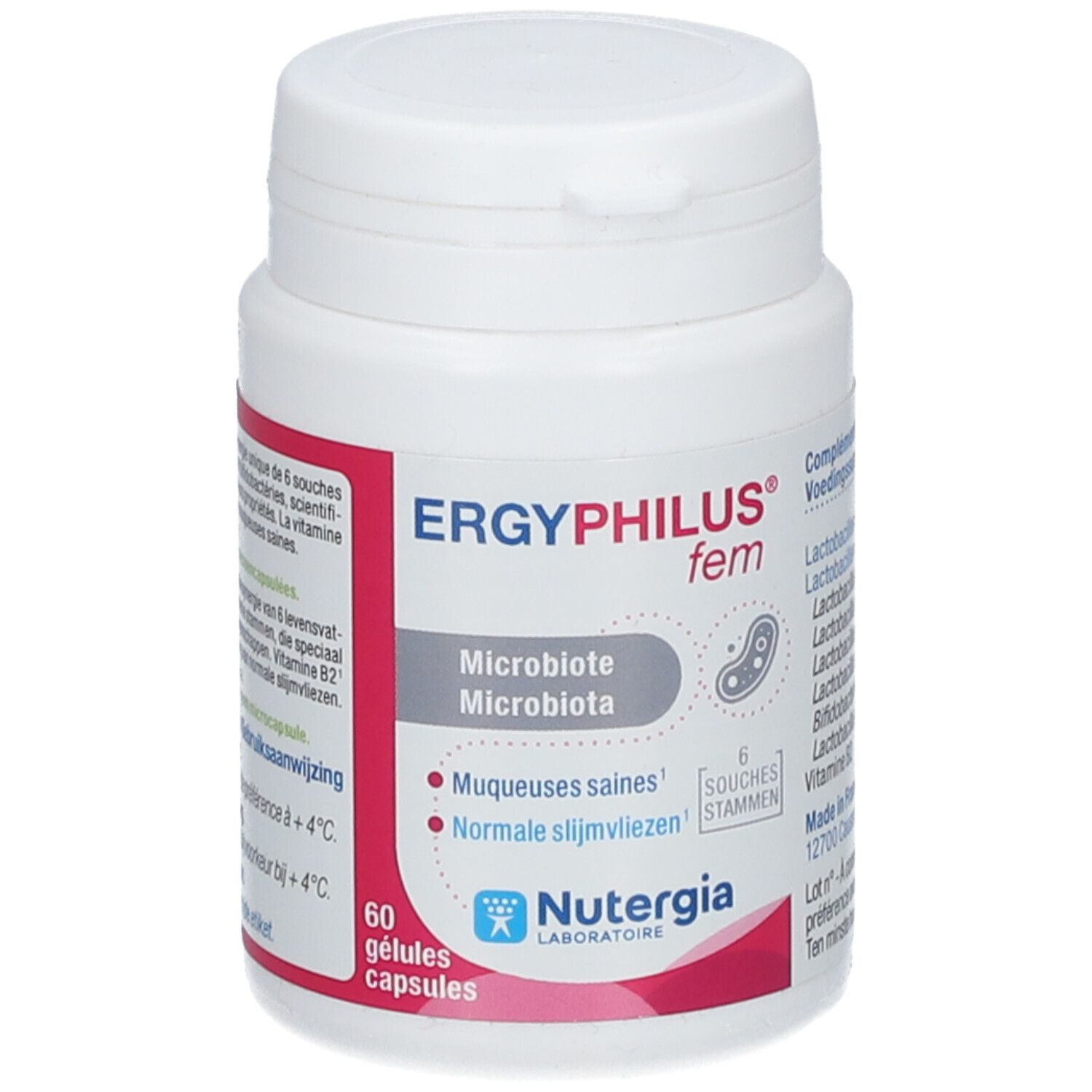 Laboratoire Nutergia ERGYPHILUS® Fem 60 pc(s) - Redcare Pharmacie