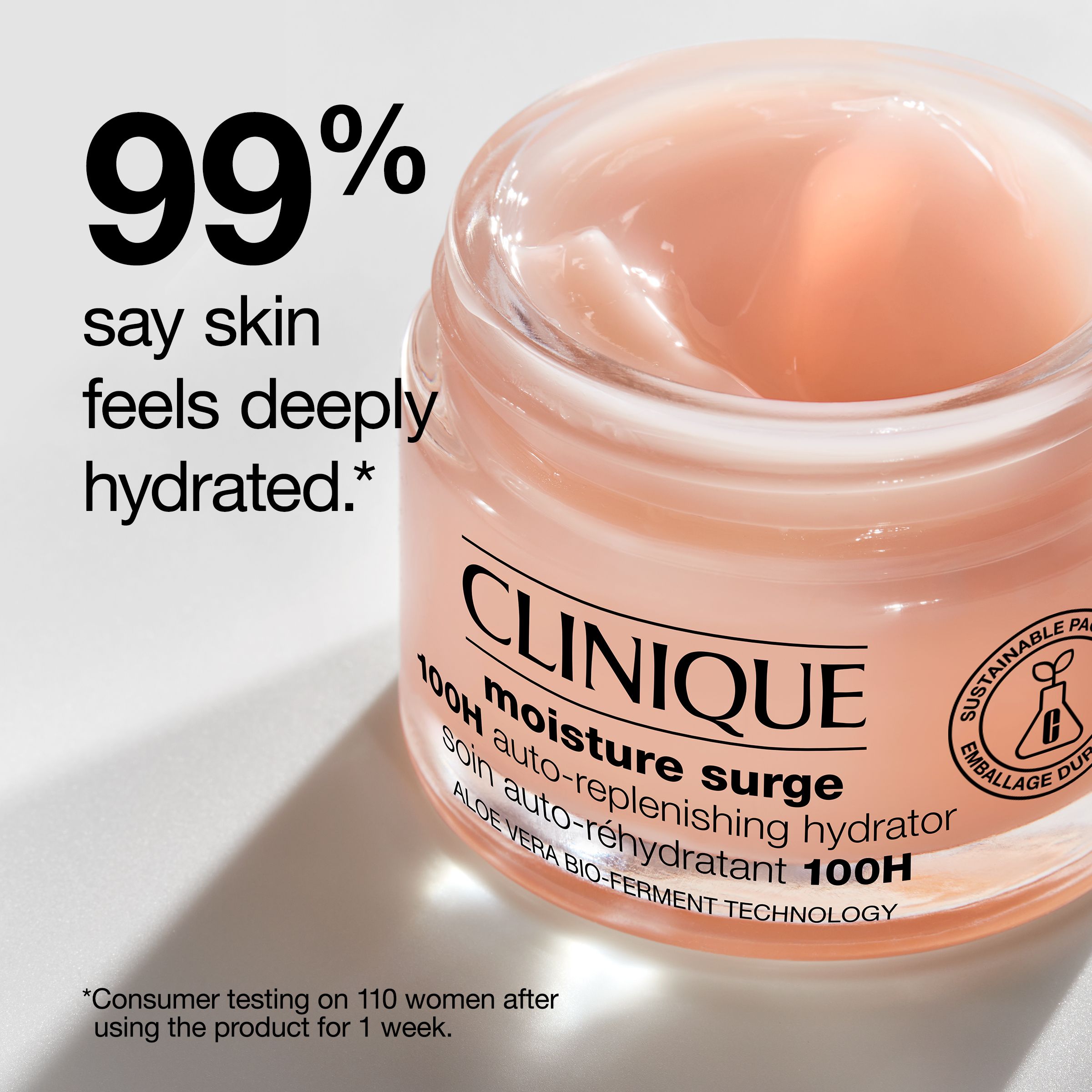 Clinique Moisture Surge™ Soin Auto-réhydratant 100H - Crème de Jour & Nuit Hydratant