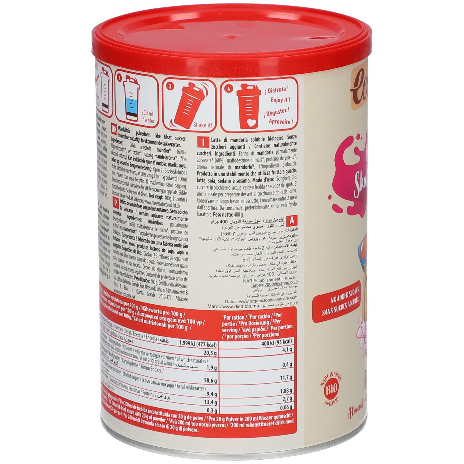Eco mil Instant Shake Drink Amande