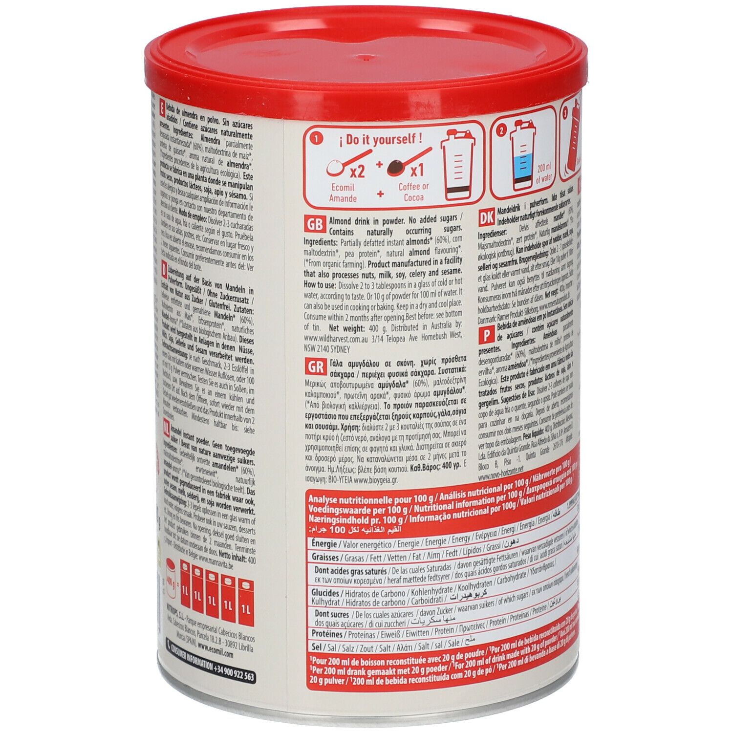 Eco mil Instant Shake Drink Amande