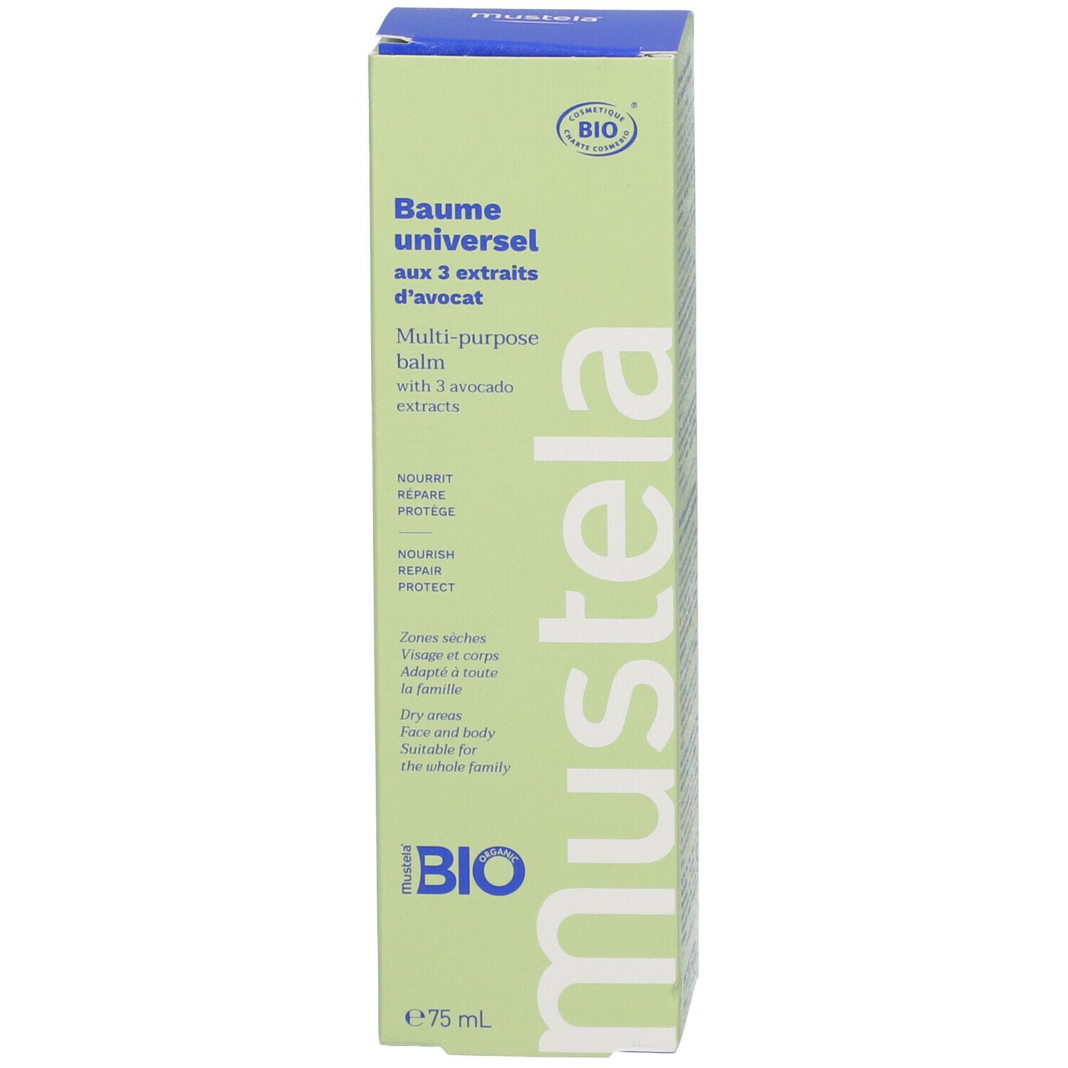 Mustela baume universel bio - Zones sèches visage et corps