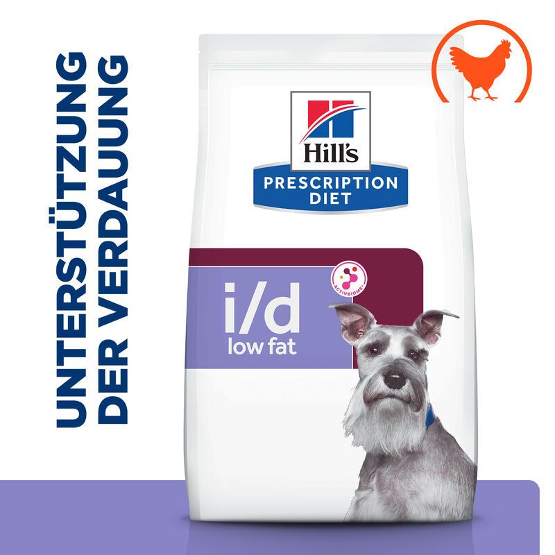 Hill's PRESCRIPTION DIET™ i/d Digestive Care Low Fat Chien - Poulet