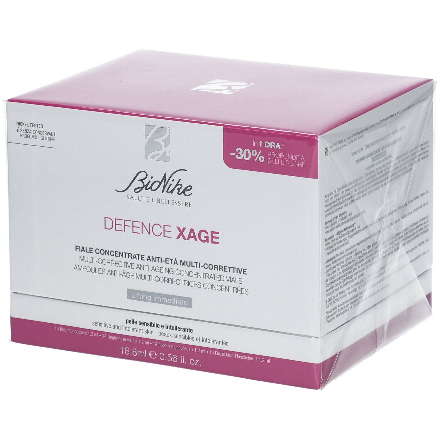 BioNike DEFENCE XAGE Ampoules AntiÂge MultiCorrectrices Concentrées