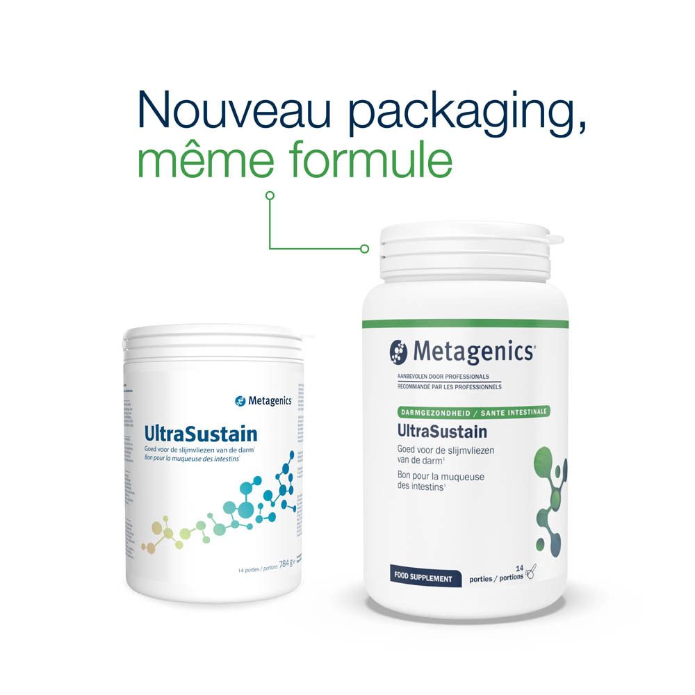 Deux produits côte à côte. À gauche pot, à droite pot. Texte : Nouveau packaging, même formule.