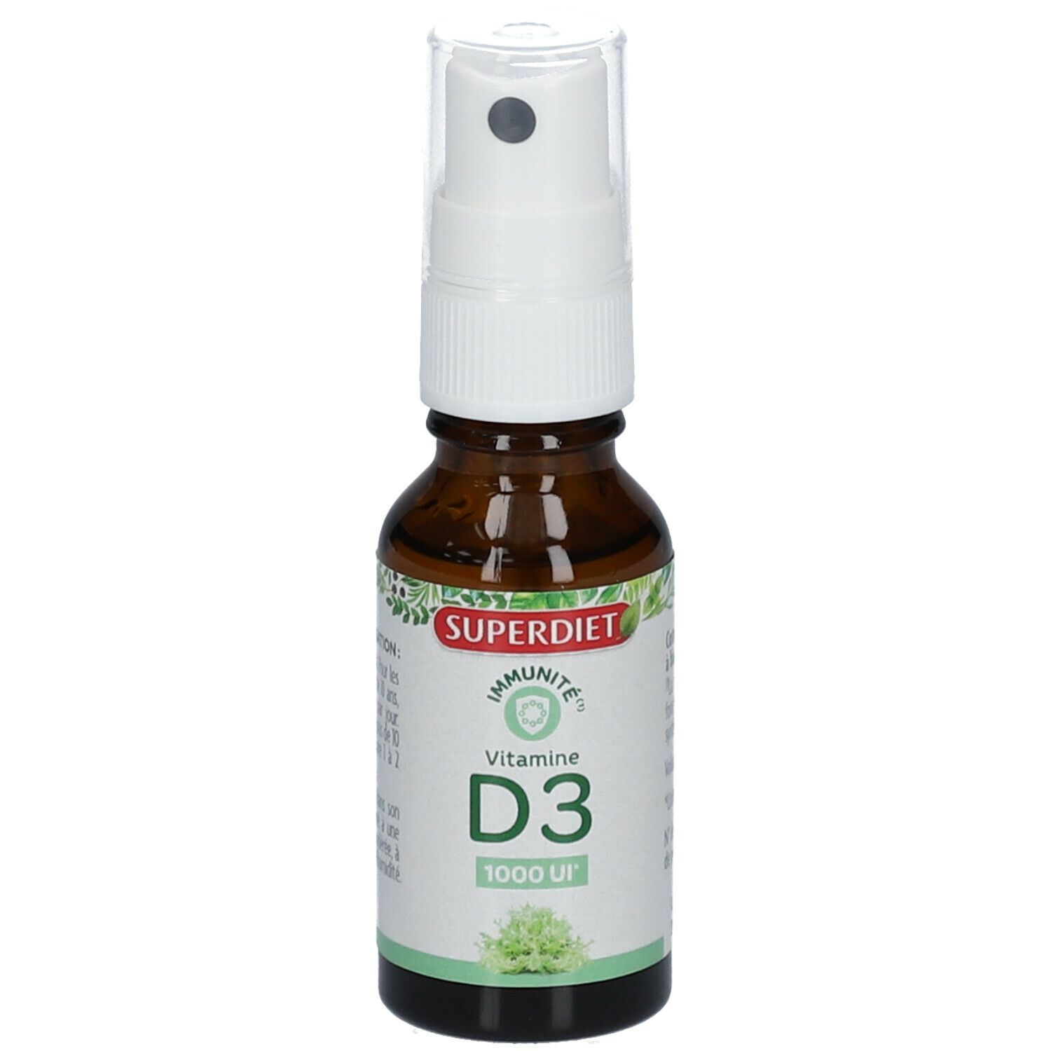 SUPERDIET Vitamine D3 origine végétale Spray