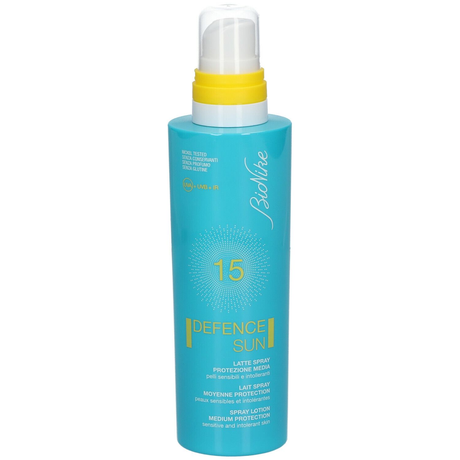 BioNike DEFENCE SUN Lait Spray SPF15 Moyenne protection