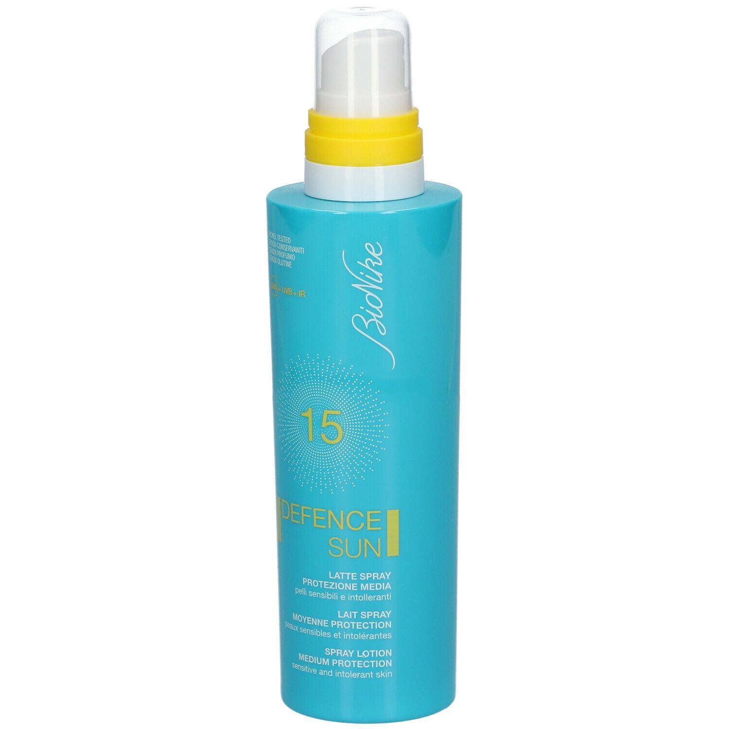 BioNike DEFENCE SUN Lait Spray SPF15 Moyenne protection