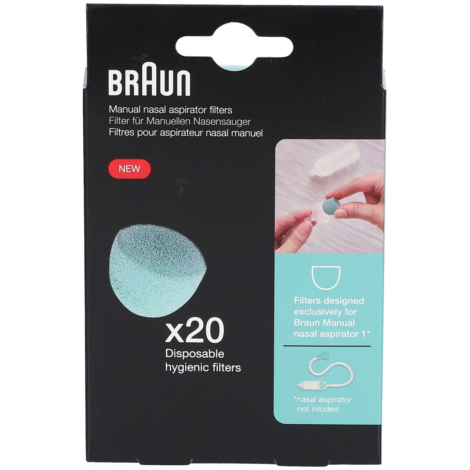 Braun Aspirateur nasal manuel Filtre de rechange