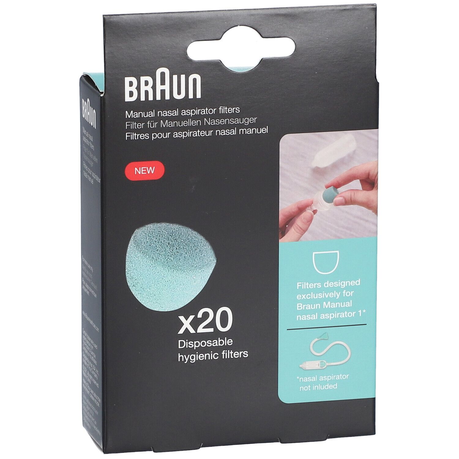 Braun Aspirateur nasal manuel Filtre de rechange