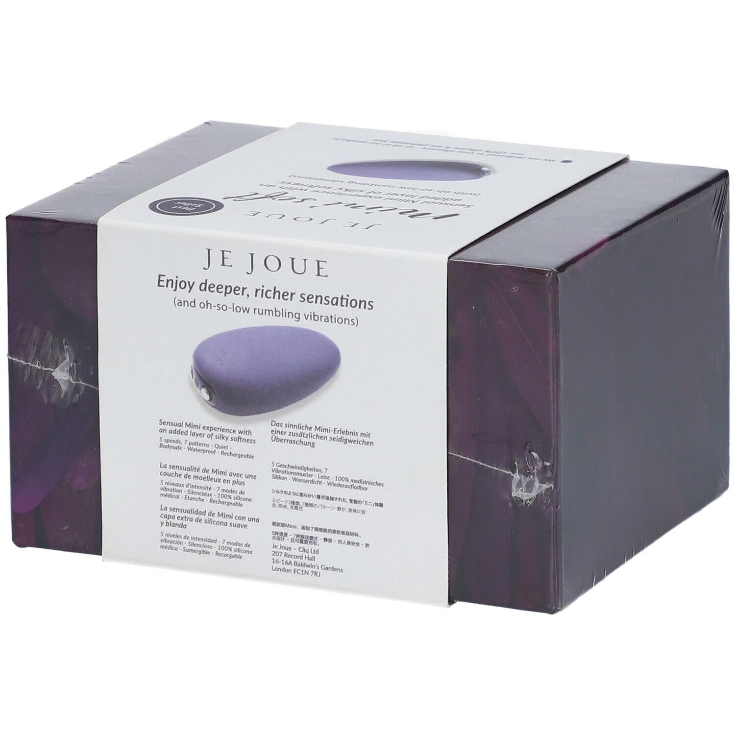 Emballage Je Joue Mimi soft. Stimulateur mauve.