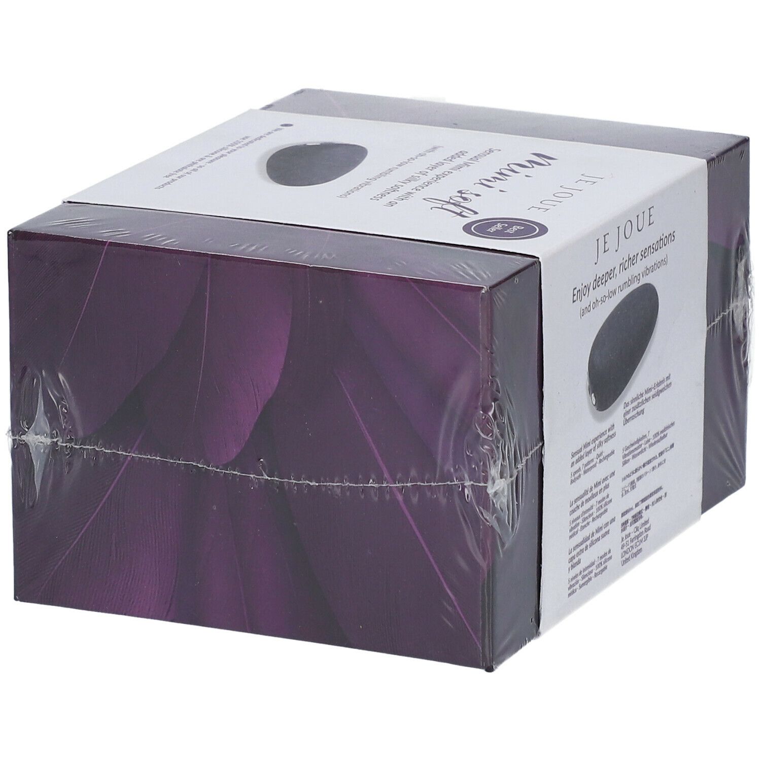 Emballage du produit. Inscription: Je Joue Mimi soft. Produit noir représenté. Autocollant Best Seller.