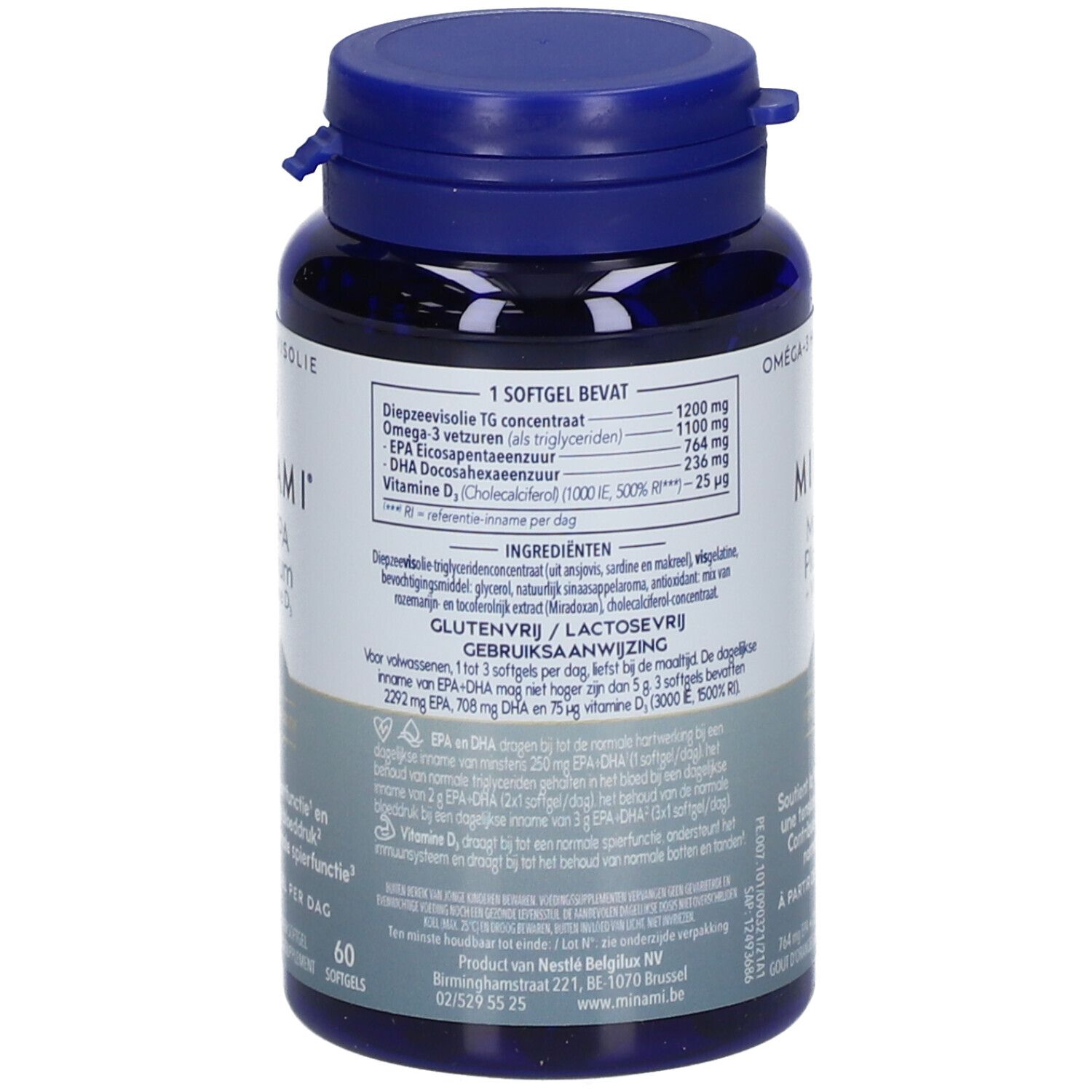 Minami® MorEPA Platinum + Vitamine D3