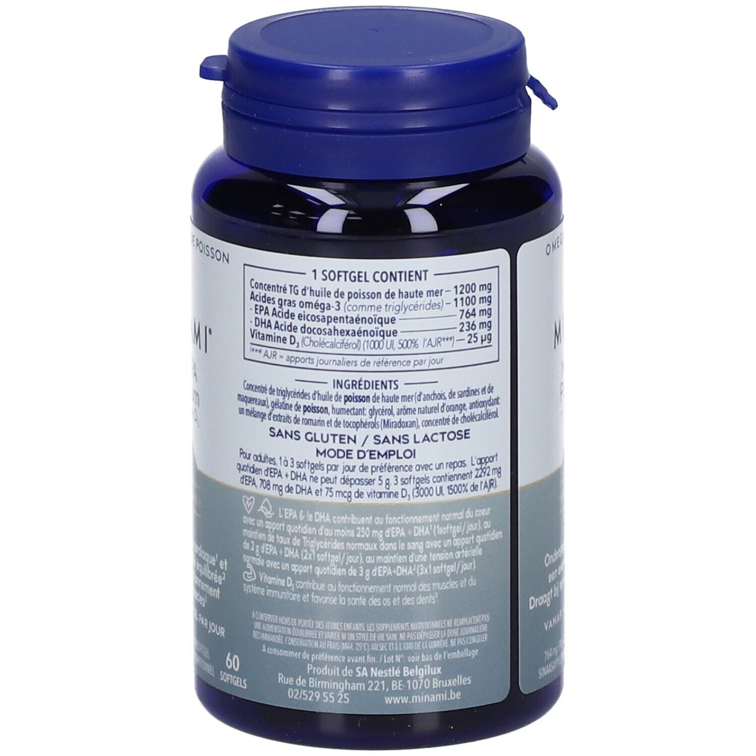 Minami® MorEPA Platinum + Vitamine D3