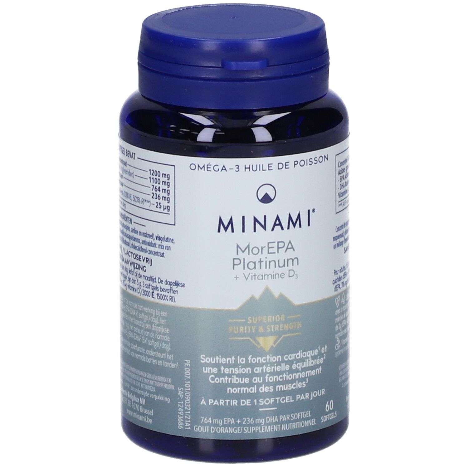 Minami® MorEPA Platinum + Vitamine D3