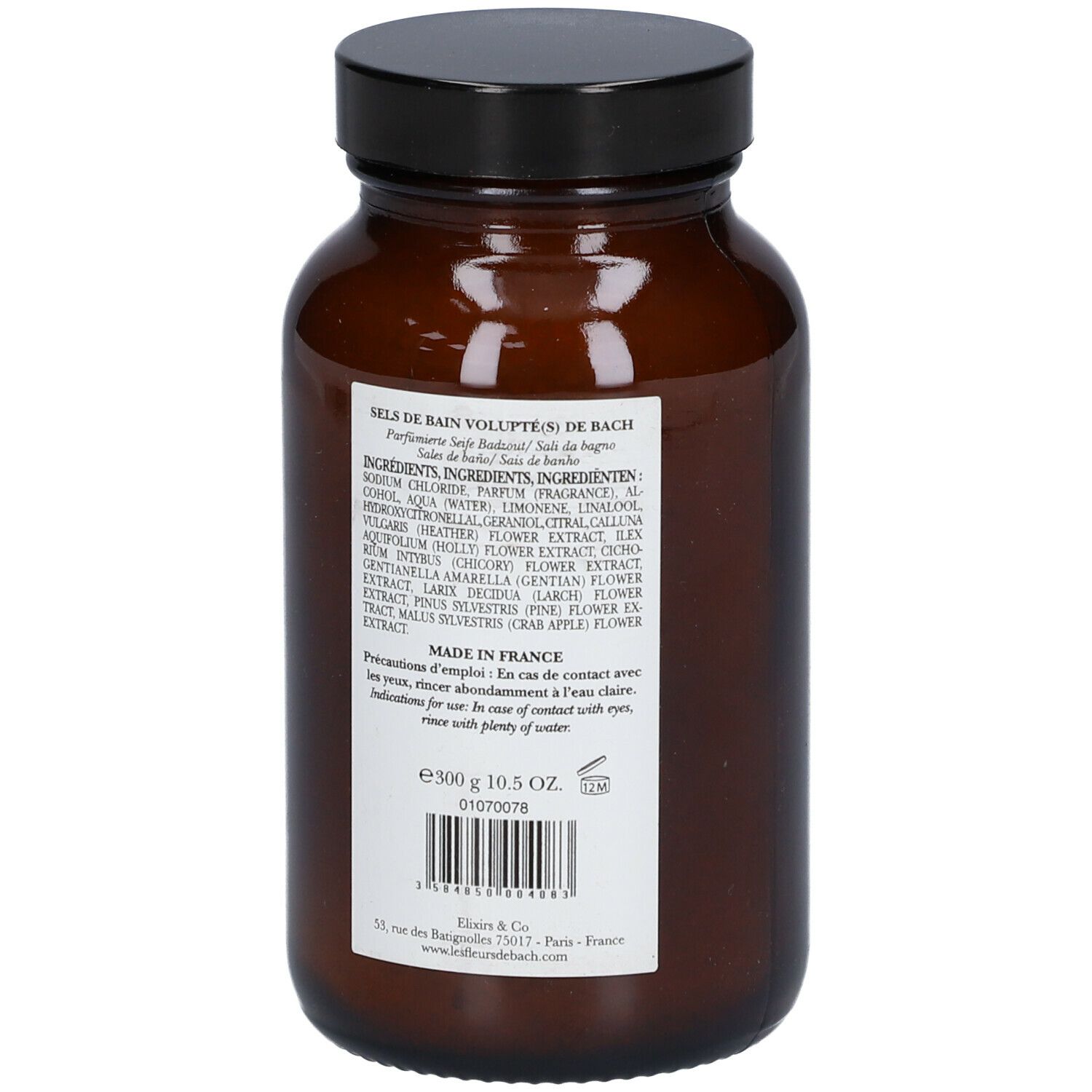 Elixirs & Co Les Fleurs de Bach Volupté(S) de Bach - Sels de Bain