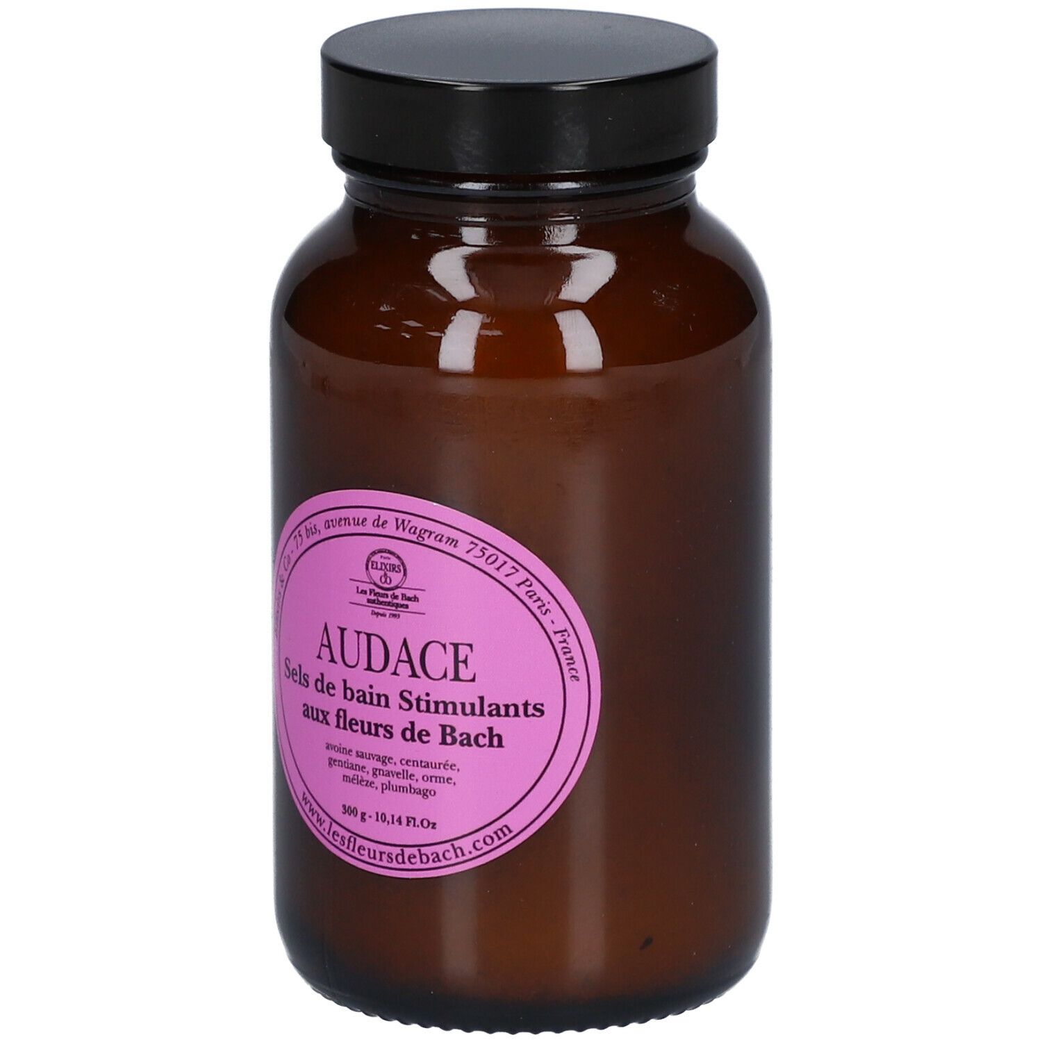 ELIXIRS & CO Les Fleurs de Bach AUDACE Sels de bain Relaxants